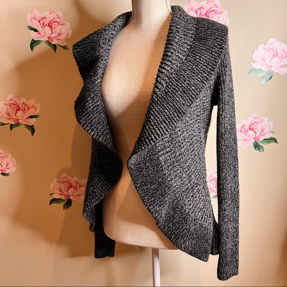 Express Open Front Drape Boleto Jacket. L-7 - Picture 1 of 7